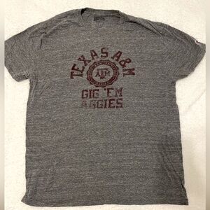 Texas A&M “Gig Em Aggies” Grey T-Shirt